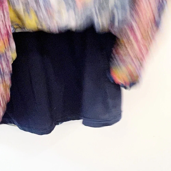 Entro Womens Patchwork Peasant Boho Top Tunic Dress Sz L NWOT - Picture 6 of 10